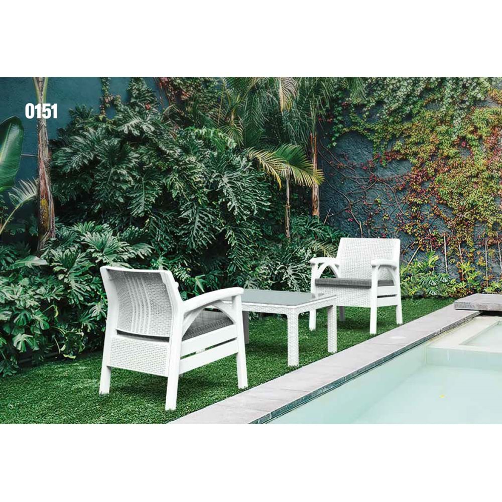 SANTANA RADDAN BALKON SET